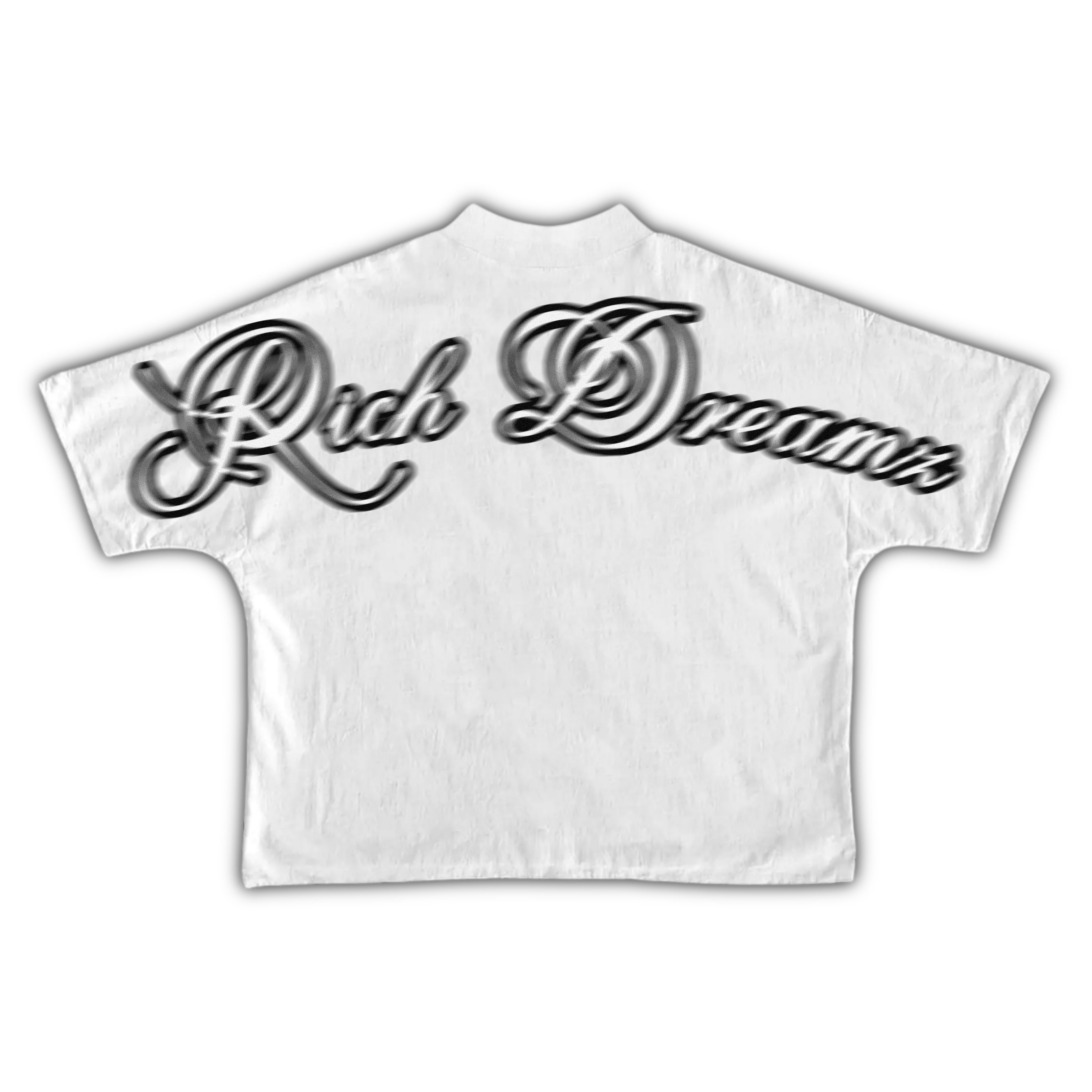 White “Mummy” Cropped Tee