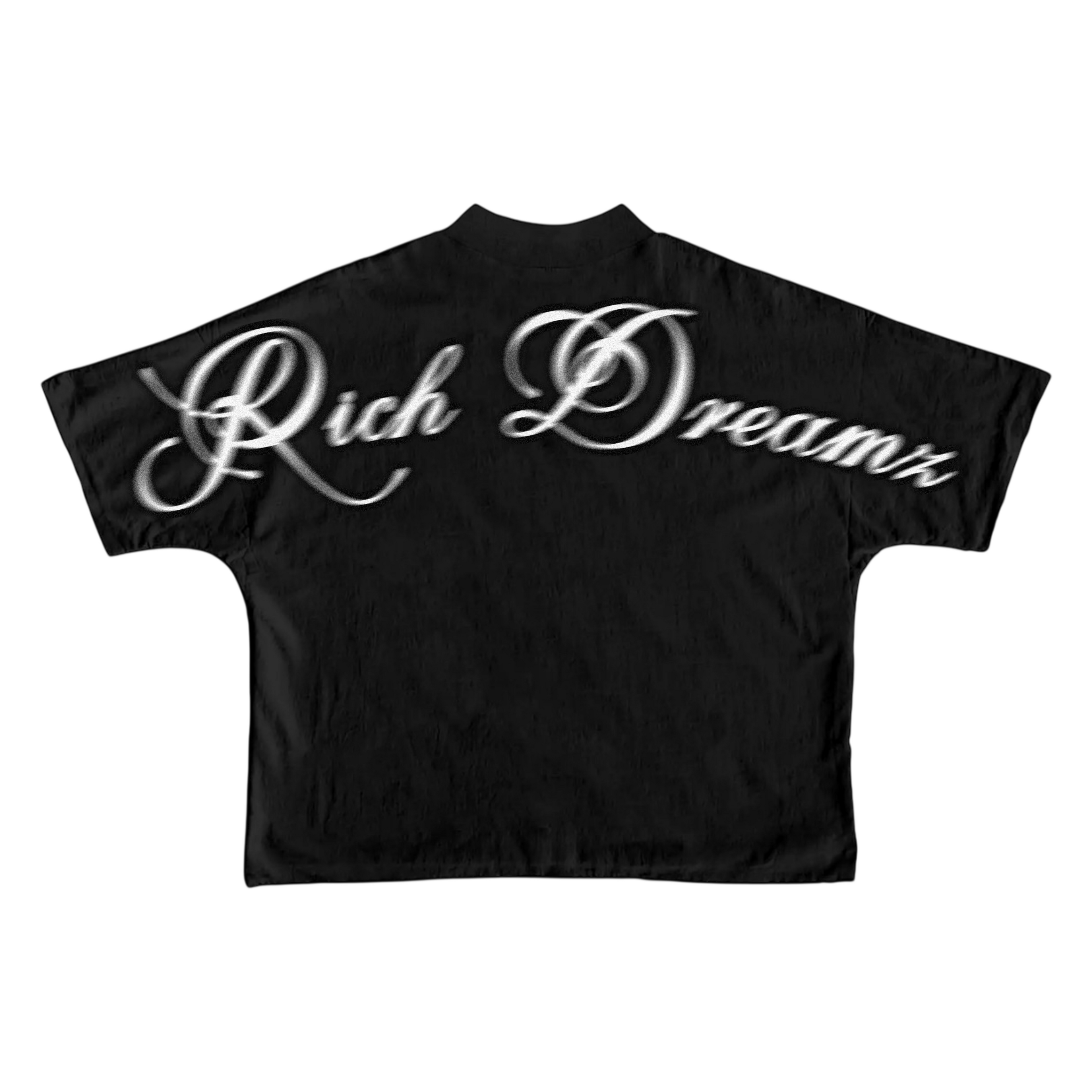 Black “Mummy” Cropped Tee